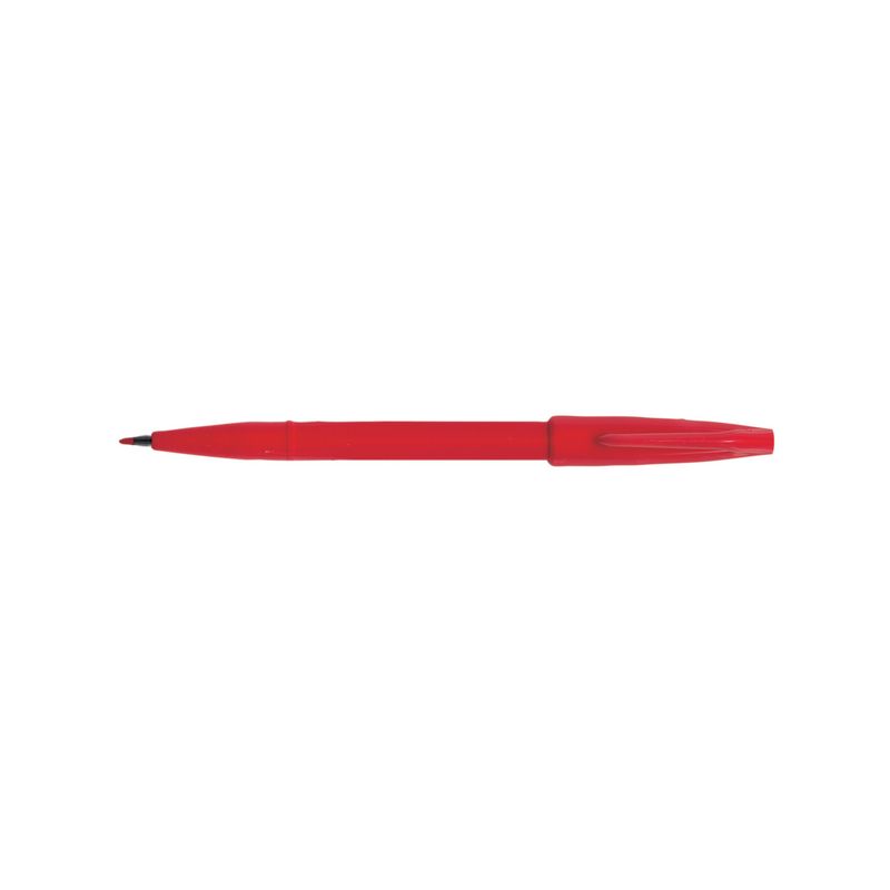 PENTEL SIGN PEN Stylo feutre pointe en nylon largeur de trait 0,8 mm encre Rouge