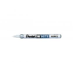 PENTEL Marqueur peinture pointe ogive fine coloris Blanc WHITE 100WS