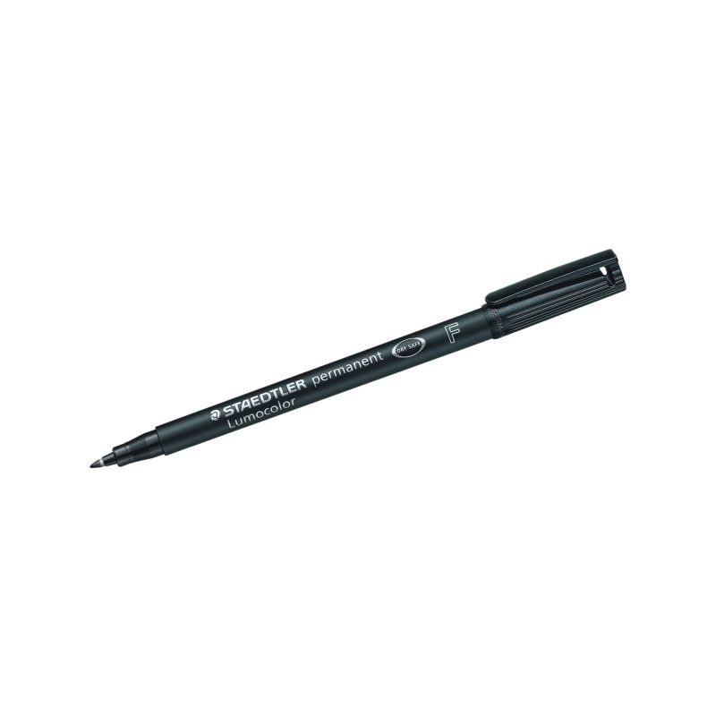STAEDTLER LUMOCOLOR Feutre pointe fine Encre permanente Noire