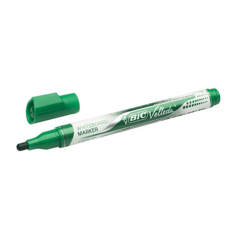 BIC VELLEDA LIQUID'INK POCKET Marqueur effaçable à sec encre liquide Verte