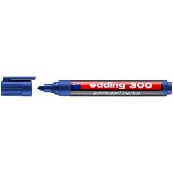 EDDING 300 Marqueur permanent pointe ogive Coloris bleu