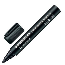 STAEDTLER Marqueur permanent pointe ogive Encre Noire à base d'alcool