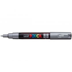 UNI POSCA Marqueur peinture à eau Pointe extra fine encre Argenté