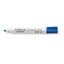 STAEDTLER Marqueur effaçable à sec Pointe ogive encre Bleue