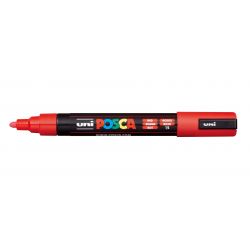 UNI POSCA Marqueur peinture Pointe moyenne ogive Encre base eau rouge