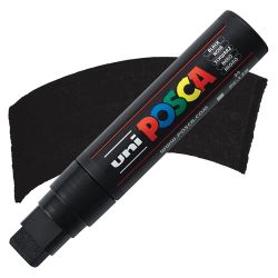 UNI POSCA Marqueur peinture Pointe extra large biseautée Encre base eau Noire