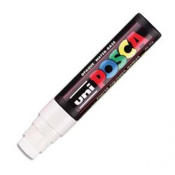 UNI POSCA Marqueur peinture pointe extra large Encre base eau blanche