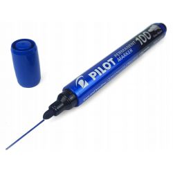 PILOT MARKER 100 Marqueur permanent pointe conique fine encre Bleue
