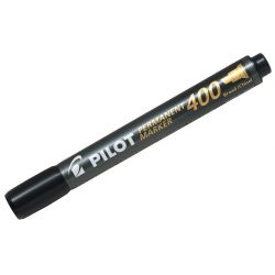 PILOT MARKER 400 Marqueur permanent pointe biseautée large encre noire