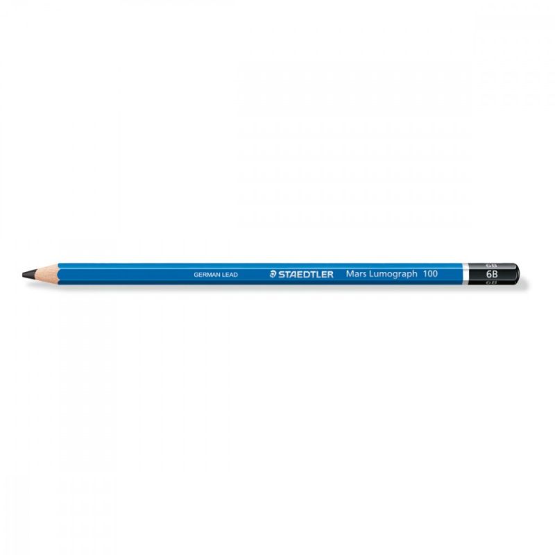 STAEDTLER Crayon graphite tête trempée mine 6B