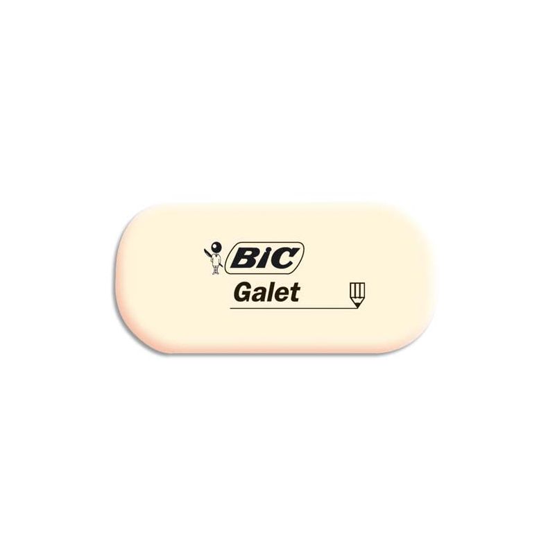 BIC Gomme Blanche caoutchouc GALET