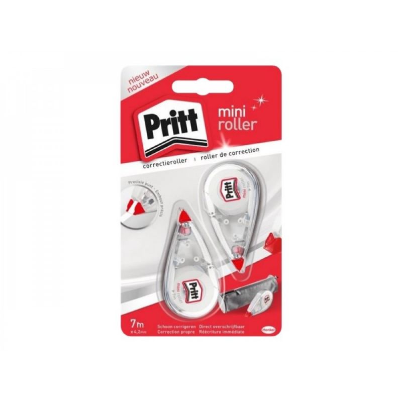 PRITT Blister de 2 MINI ROLLERS de correction