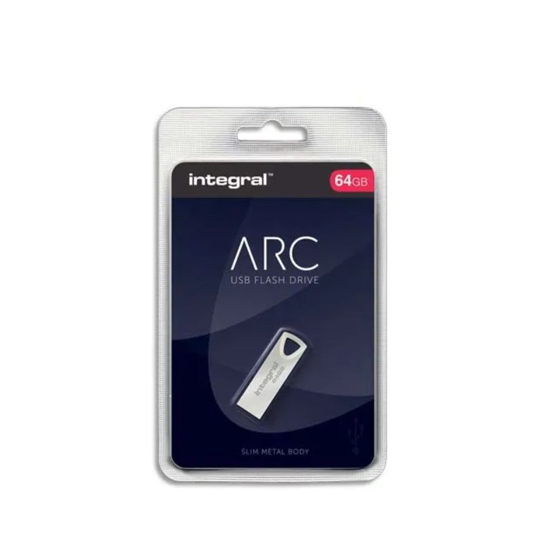 INTEGRAL Clé USB 2.0 Métal ARC 64Go