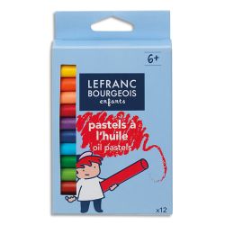 LEFRANC & BOURGEOIS Boîte 12 pastels à l'huile