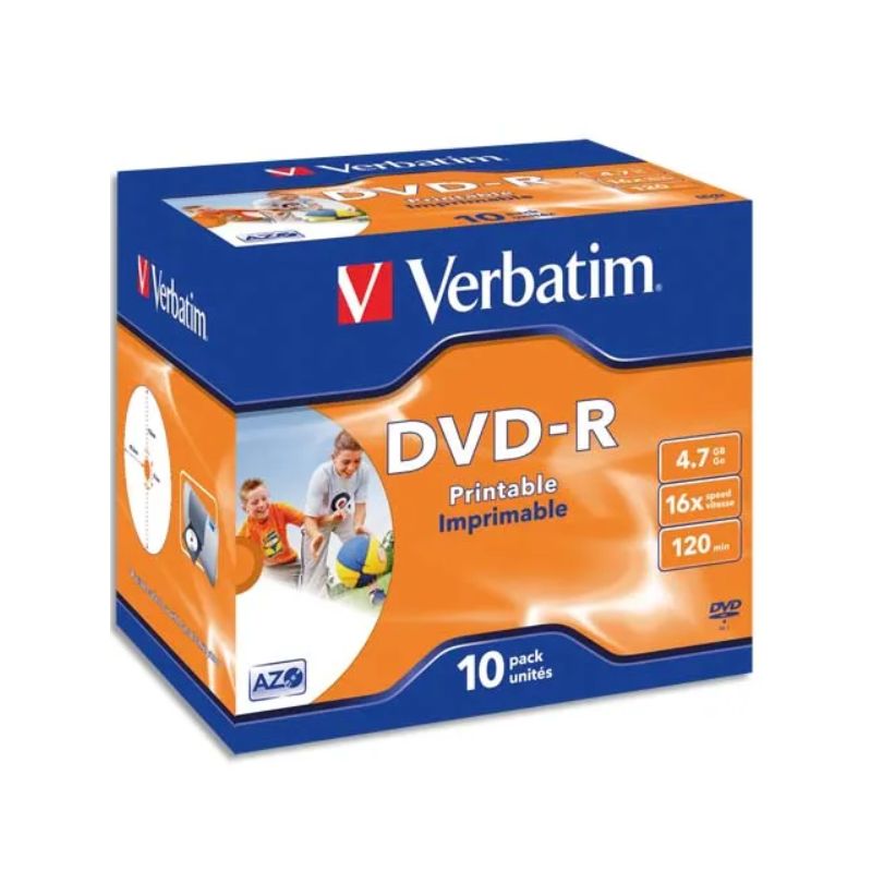 VERBATIM tour de 25 DVD+RW 4x