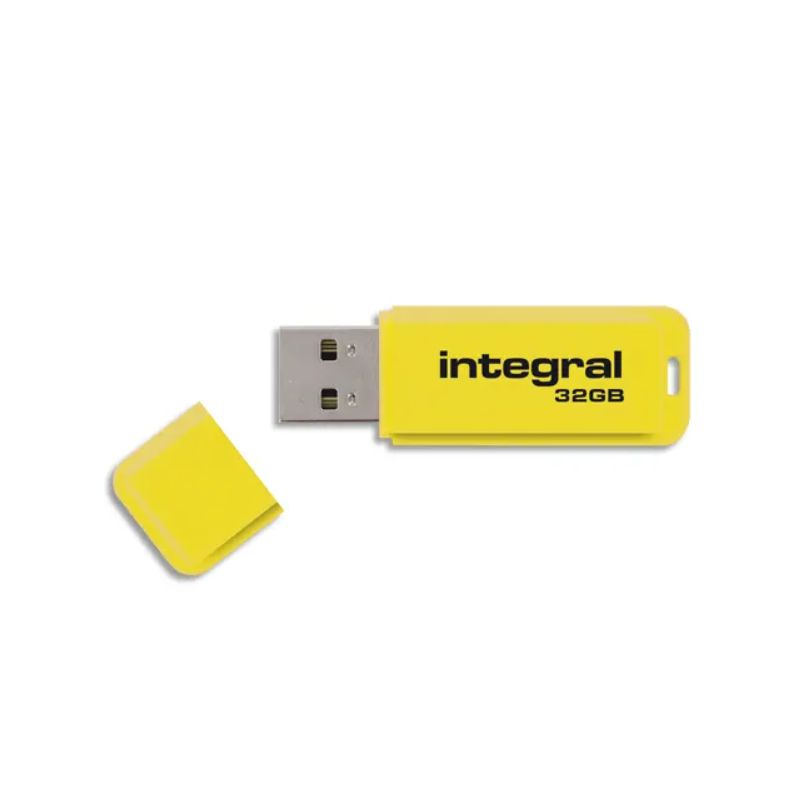 INTEGRAL Clé USB 3.0 Neon 32Go Jaune