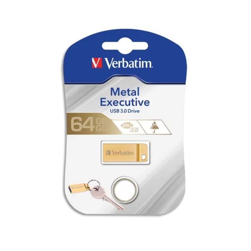 VERBATIM Clé USB 3.0 Store'N'Go Mini Metal Executive Gold 64Go