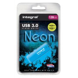 INTEGRAL Clé USB 3.0 Neon 128Go Bleue