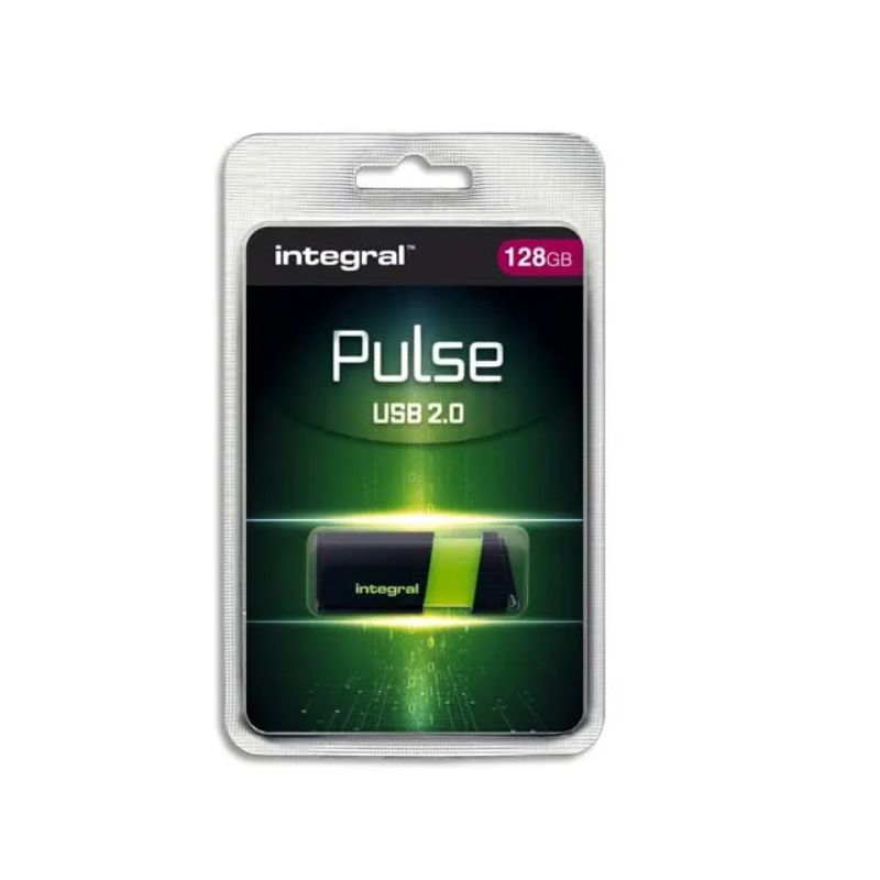 INTEGRAL Clé USB 2.0 PULSE 128Go Verte