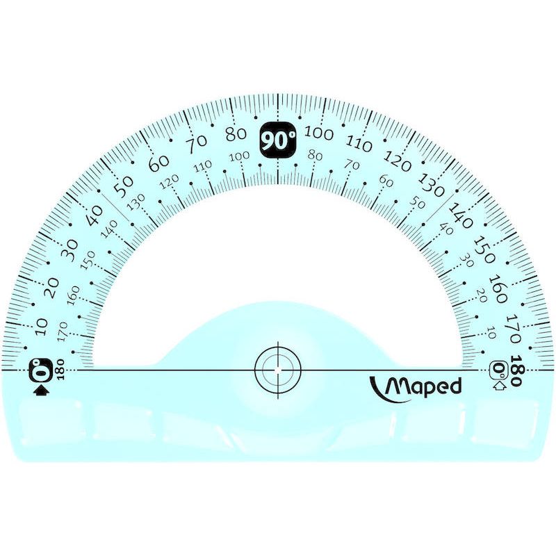 MAPED rapporteur 180° 12cm incassable