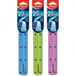 MAPED Règle plate TWIST 'N FLEX 20cm