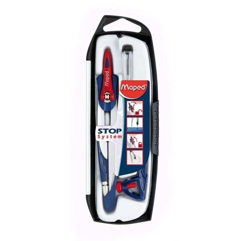 MAPEDCoffret 3 pièces STOP SYSTEM : 1 compas, 1 bague, 1 étui-mines