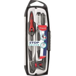 MAPED Coffret 5 pièces compas Stop system