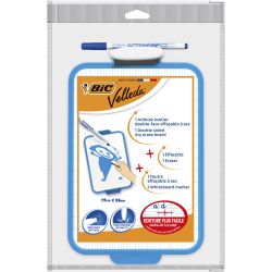 BIC Ardoise VELLEDA 19x26cm + 1 feutre bleu
