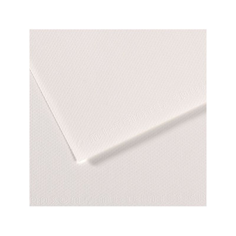 CANSON Manipack de 25 feuilles papier dessin MI-TEINTES 160g 50x65cm Blanc