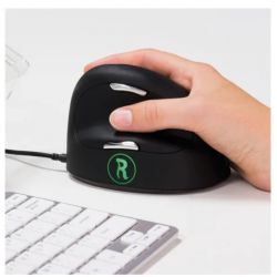 R-GO TOOLS R-go HE mouse break, souris ergonomique,logiciel anti-rsi,S/M, droite, filaire