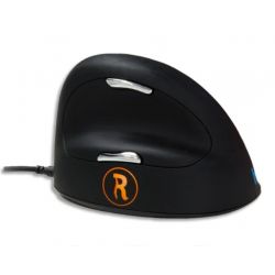R-GO TOOLS R-go HE mouse break, souris ergonomique, logiciel anti-rsi,M/L, droite, filaire