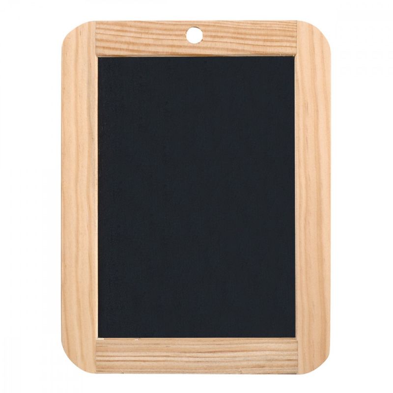 WONDAY Ardoise naturelle avec cadre en bois face petits carreaux