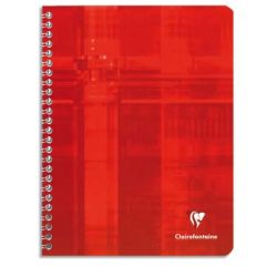 CLAIREFONTAINE Cahier reliure spirale 21x29,7 cm 100 pages