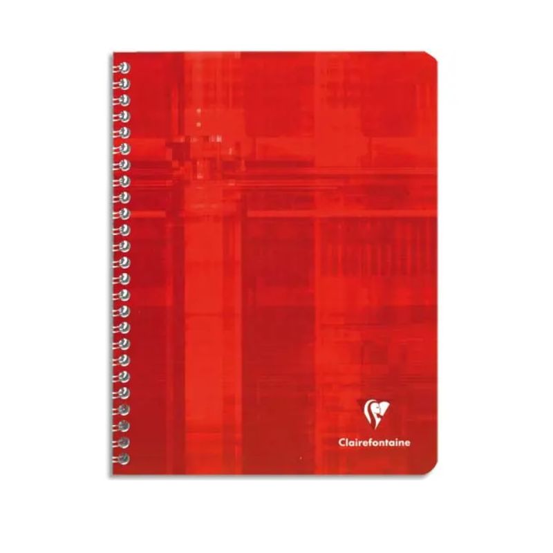 CLAIREFONTAINE Cahier reliure spirale 21x29,7 cm 100 pages
