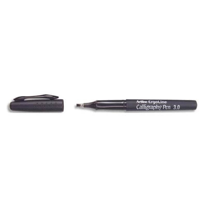 ARTLINE Stylo calligraphie pointe fibre 3mm Noir