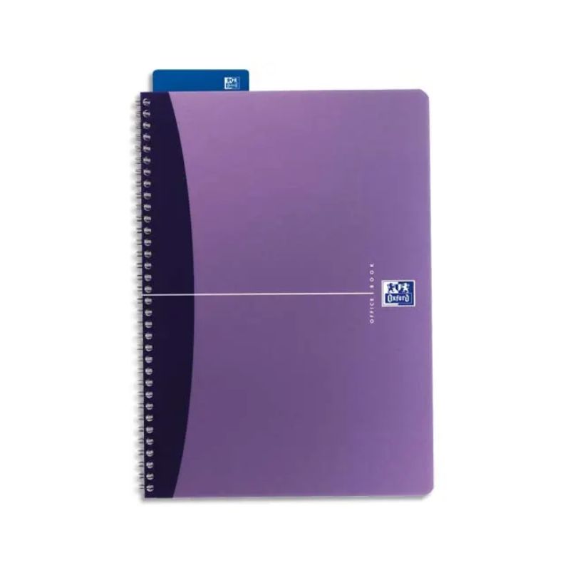 OXFORD Cahier bureau reliure intégrale couverture polypropylène