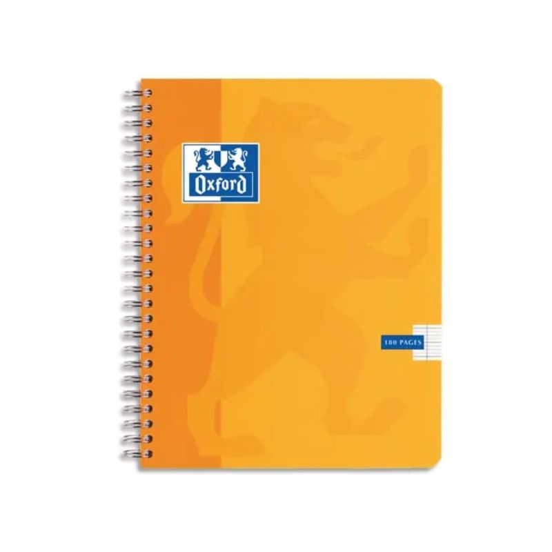 OXFORD Cahier COLORLIFE spiralé 100 pages petits carreaux