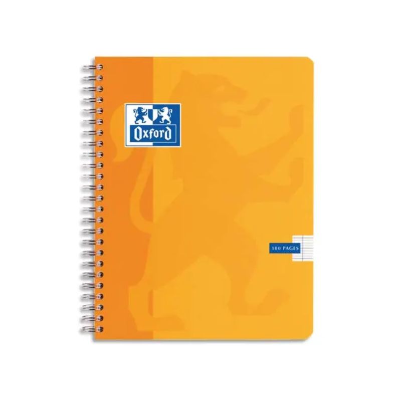 OXFORD Cahier COLORLIFE spiralé 180 pages petits carreaux