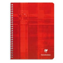 CLAIREFONTAINE Cahier spiralé 180 pages Seyès 24x32