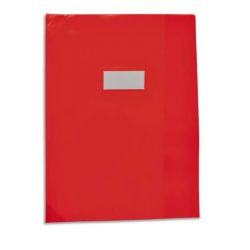 OXFORD Protège-cahier 24x32cm Strong Line cristal Rouge