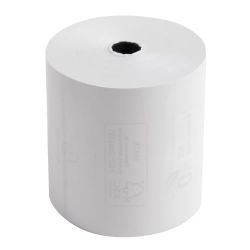EXACOMPTA Bobine caisse standard 80x72x12mm 76 mètres papier thermique 1 pli 55g