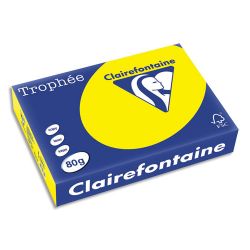 CLAIREFONTAINE Box de 2500 feuilles papier Blanc CLAIRALFA 80 grammes  format A4