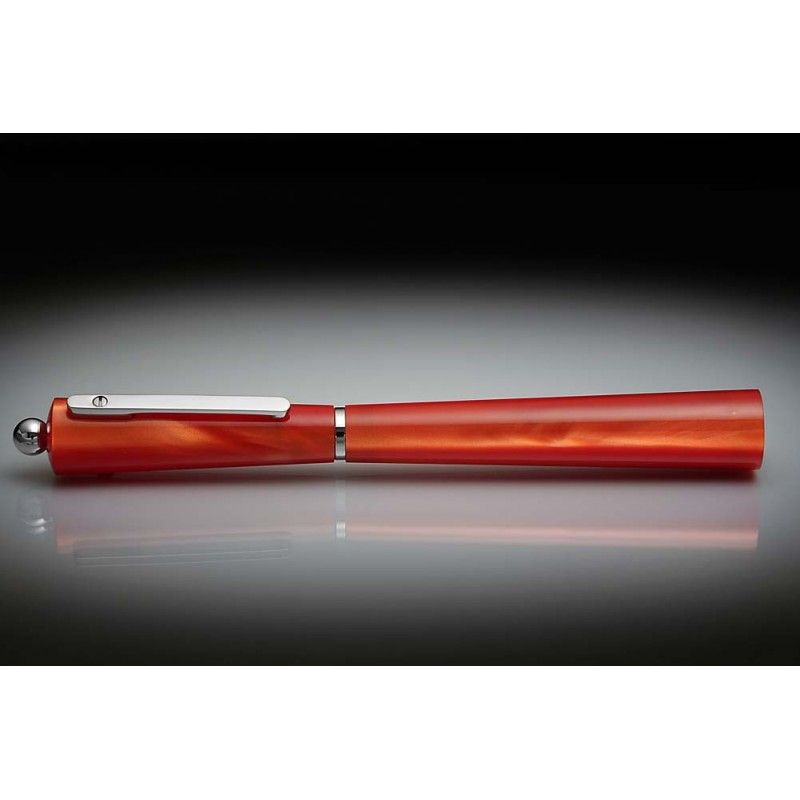MAZZUOLI - Stylo plume - Moka chiaroscuro - Rouge