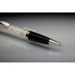 MONTEVERDE - Stylo bille - Mini Jewelria - coquillage - Blanc