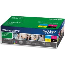 BROTHER Pack Laser 4 Couleurs TN243CMYBK