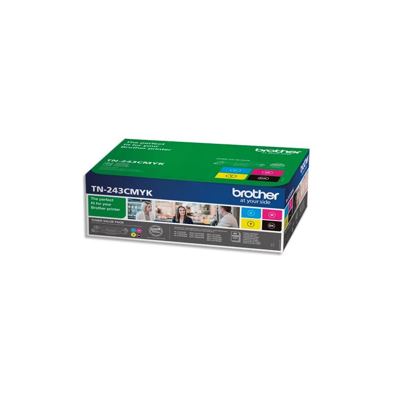BROTHER Pack Laser 4 Couleurs TN243CMYBK