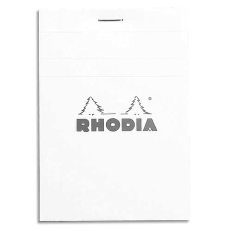 RHODIA Bloc de direction 160 pages 8,5x12cm 5x5 Blanc