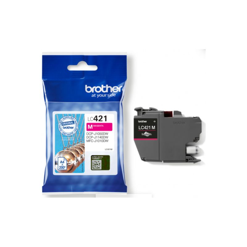 BROTHER Cartouche jet d'encre magenta LC421M