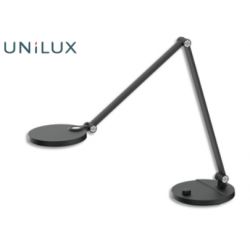 UNILUX Lampe de bureau led Eyecaring Everest noir. Anti-éblouissement. Variateur d'intensité et couleur