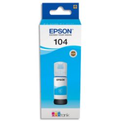 EPSON Cartouche Jet d'encre 104 Cyan ECOTANK C13T00P240